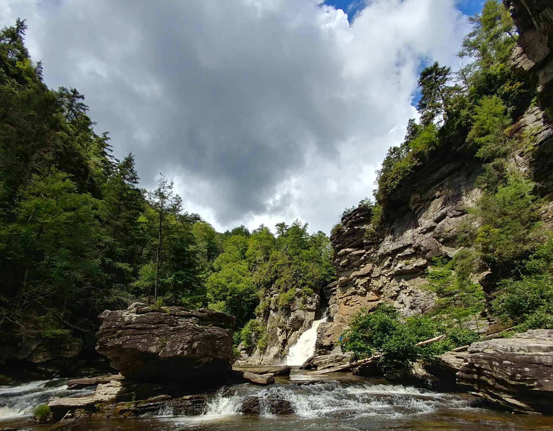 Plunge Basin: A Steep Hike – Best View of Linville Falls